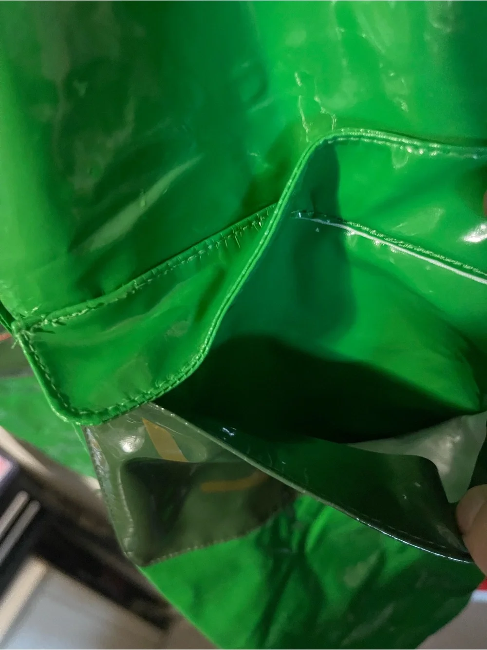 Kidorable Green Frog Rain Jacket with Yellow Accent Eyes